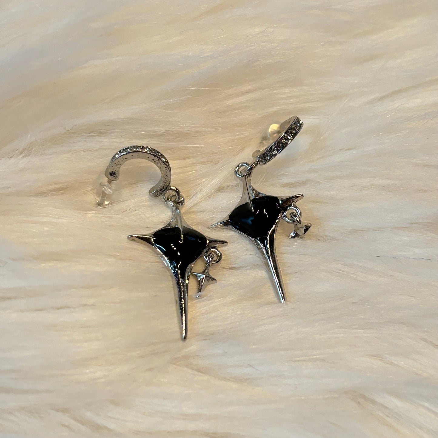 Arracadas Destello Negro