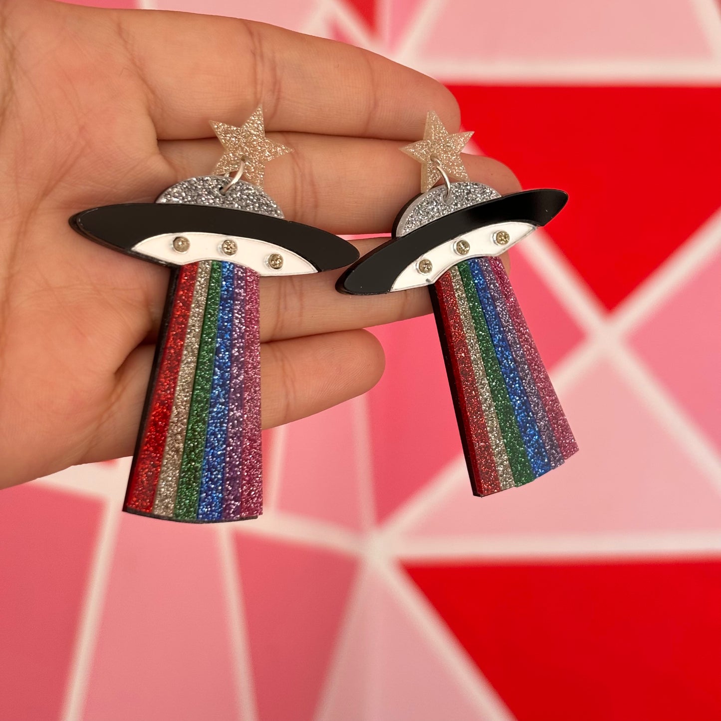 Aretes Nave Ovni