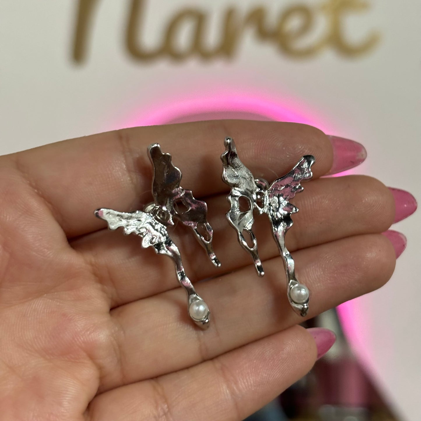 Aretes Mariposa Y2k