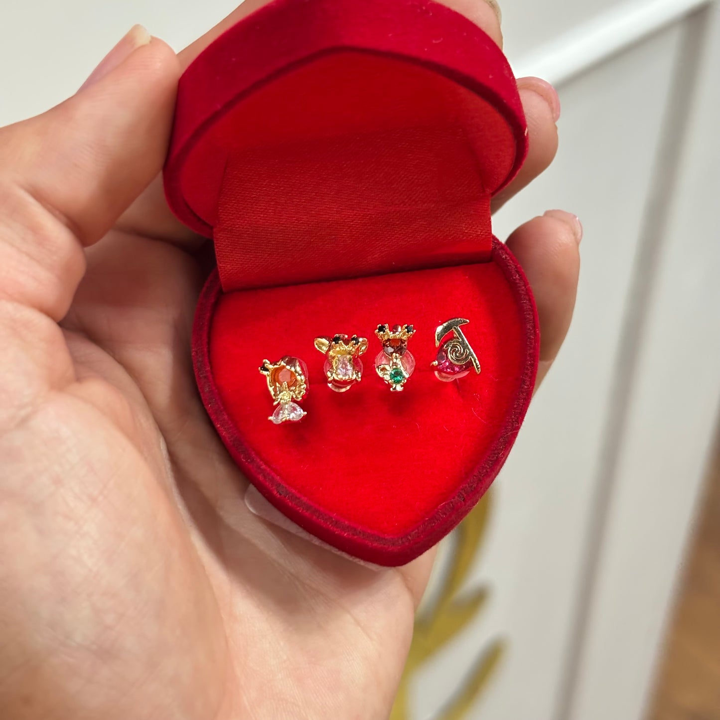 Set Aretes Princesas