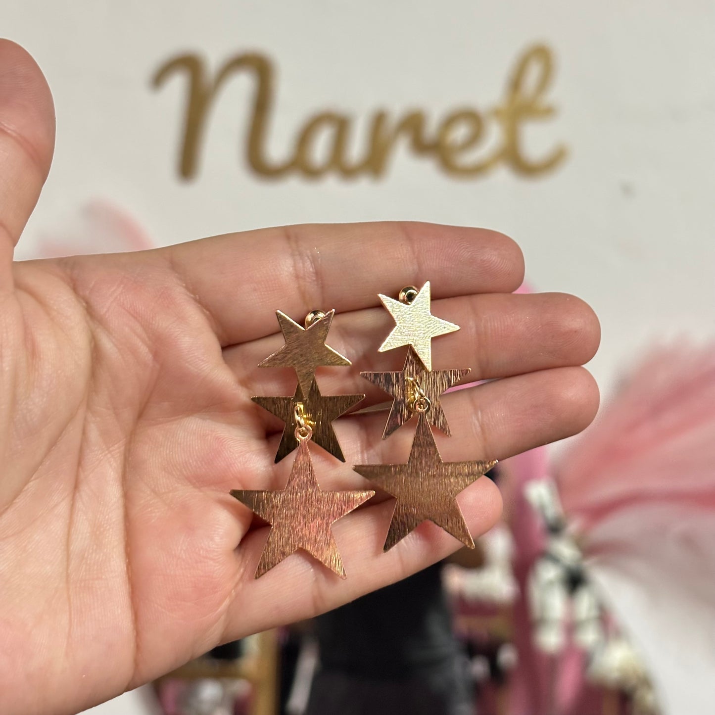Aretes Triple Estrellas