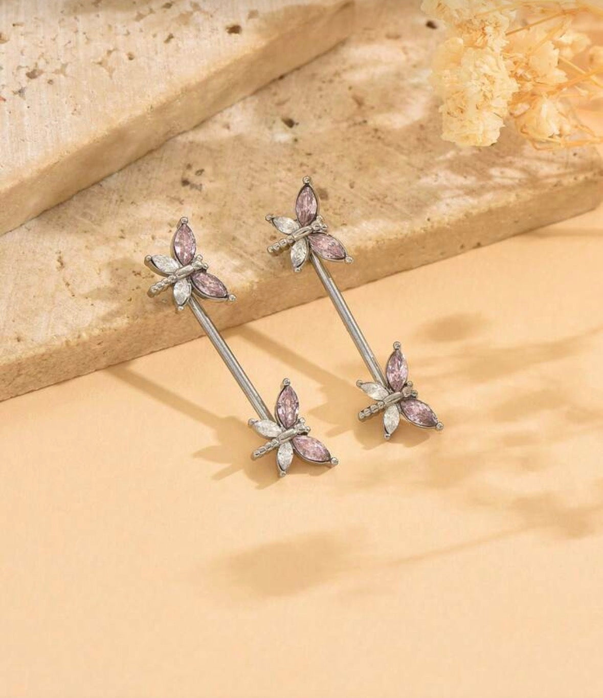 Piercing Nipple Libélula