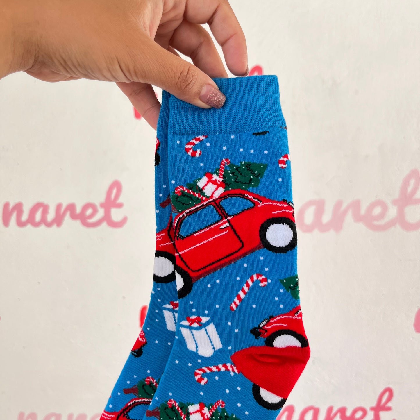 Calcetas Carro Navideño
