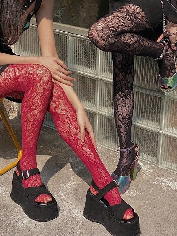 Pantimedias Red Encaje
