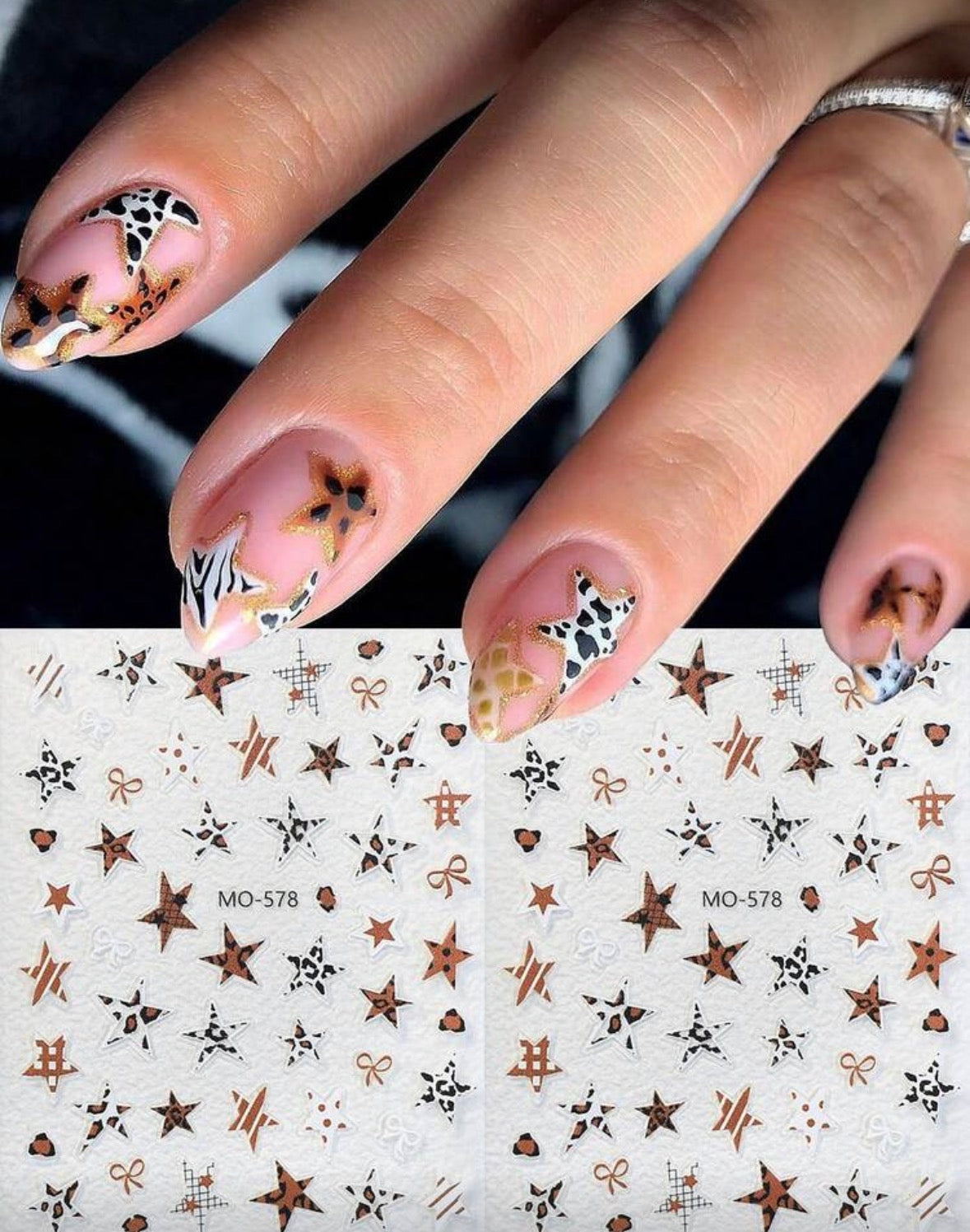 Stickers Uñas Estrellas