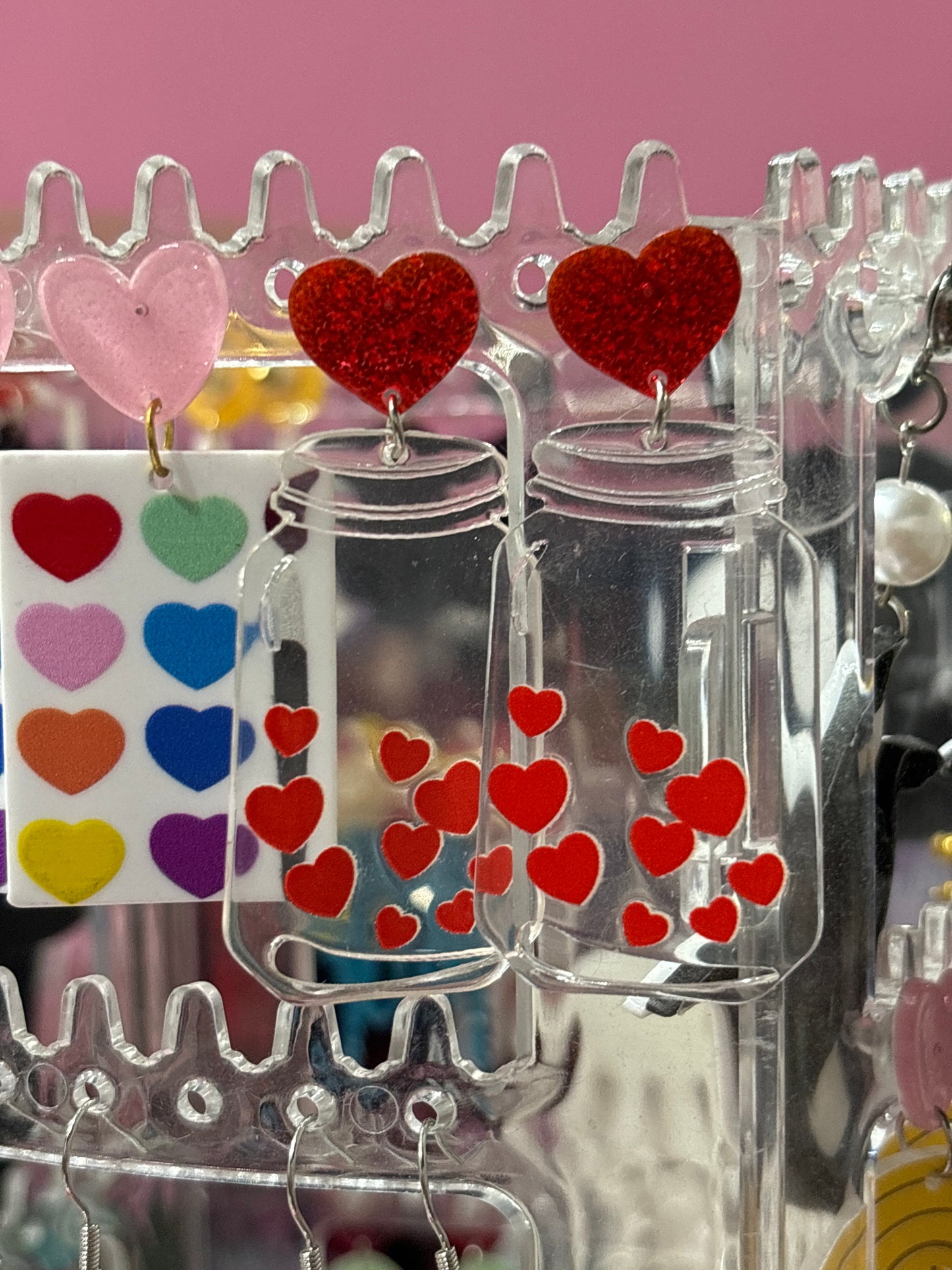 Aretes Frasco Acrílico