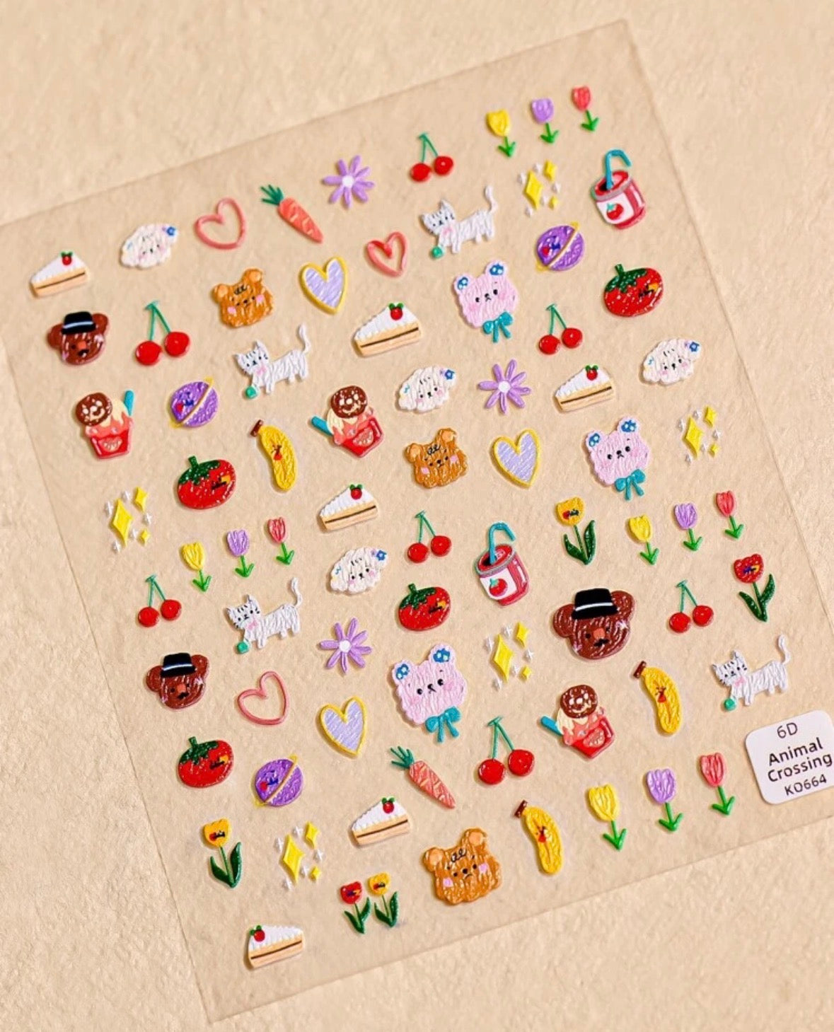 Sticker Uñas Varios
