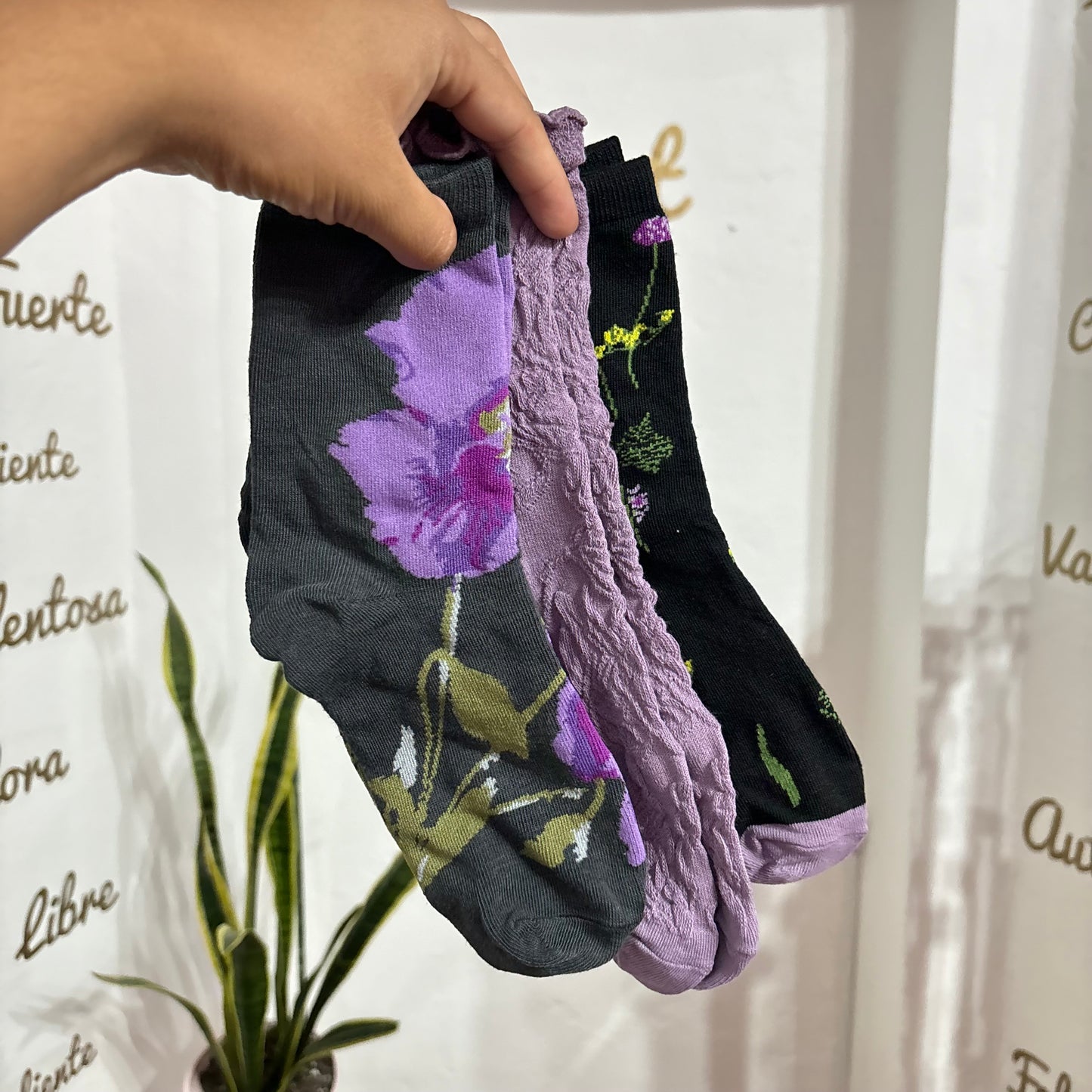 Calcetas Malva