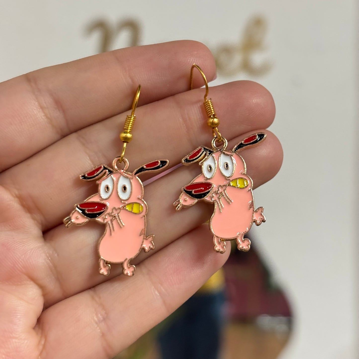 Aretes Perro Coraje