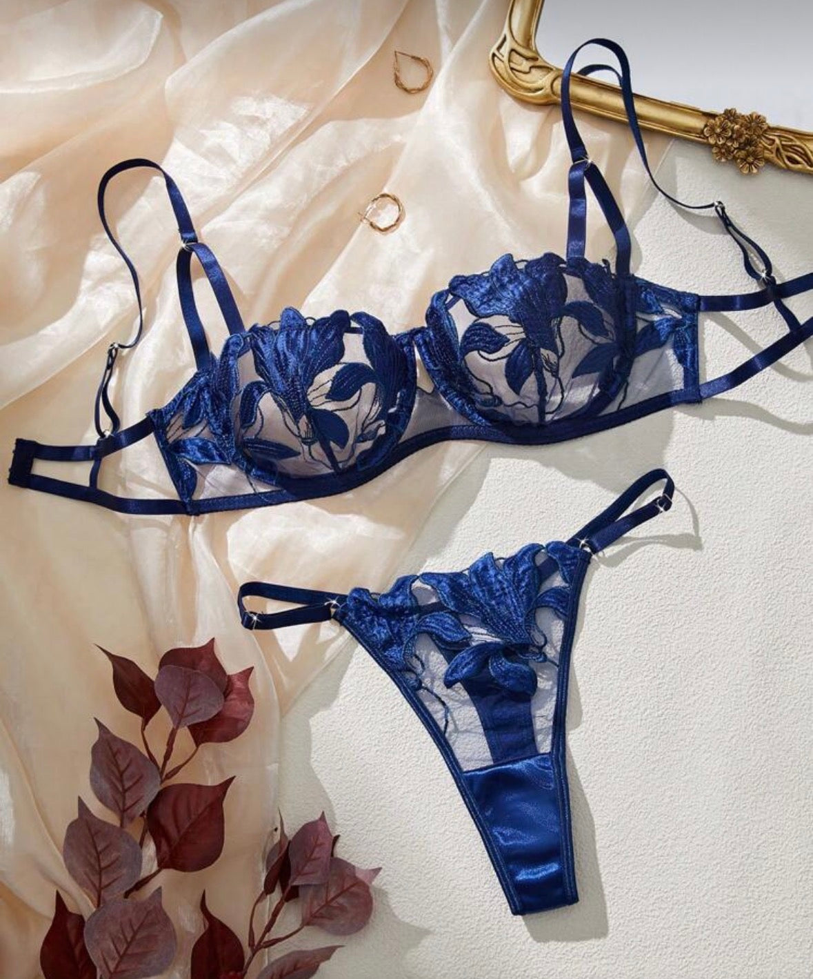 Lencería Wendy U Azul Rey