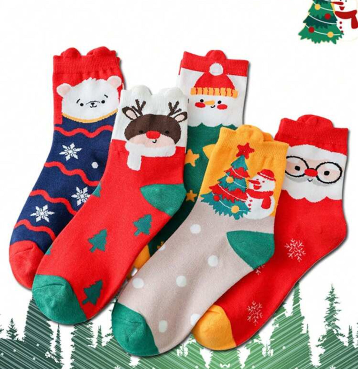 Calcetas Navideñas Infantil