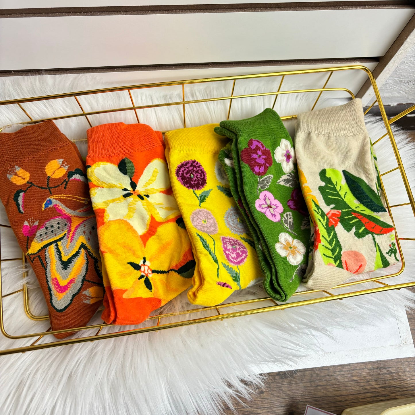 Calcetas Florales