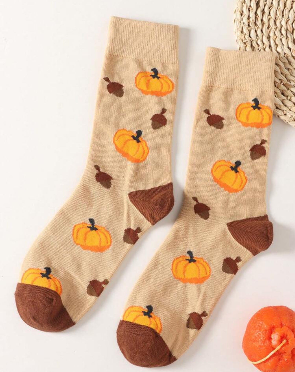Calcetas Calabazas Otoñales