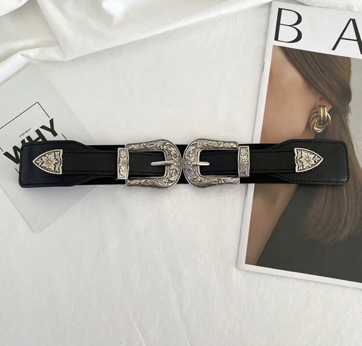 Cinturilla Doble Hebilla Dorada