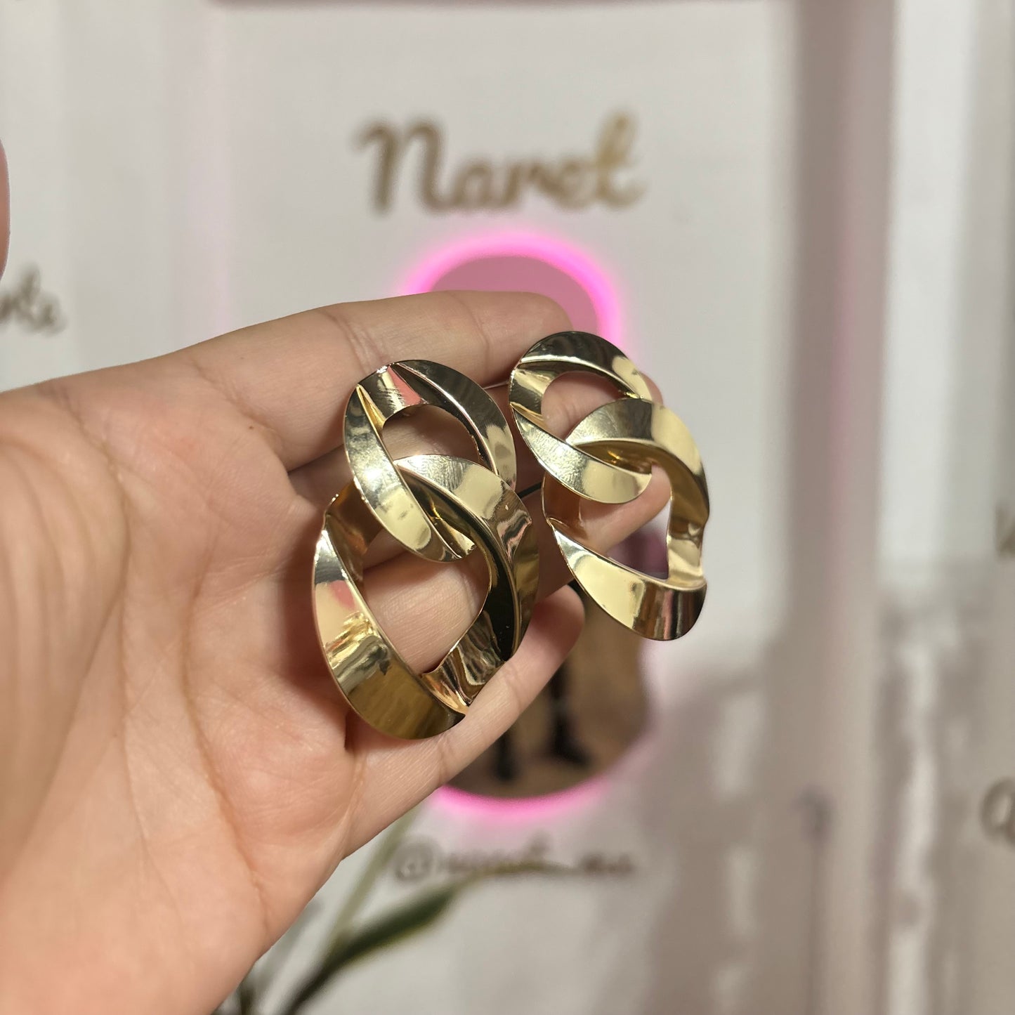 Aretes Cadena Grande