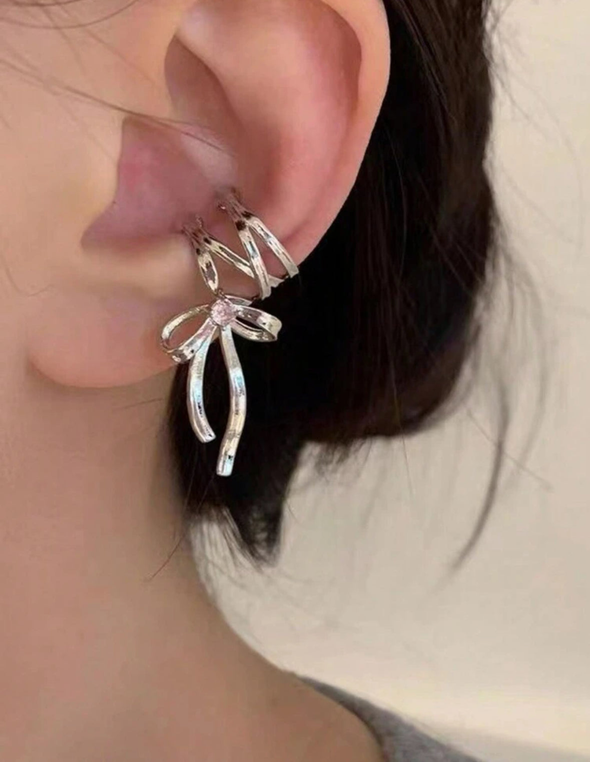 Aretes Sobrepuestos Moños