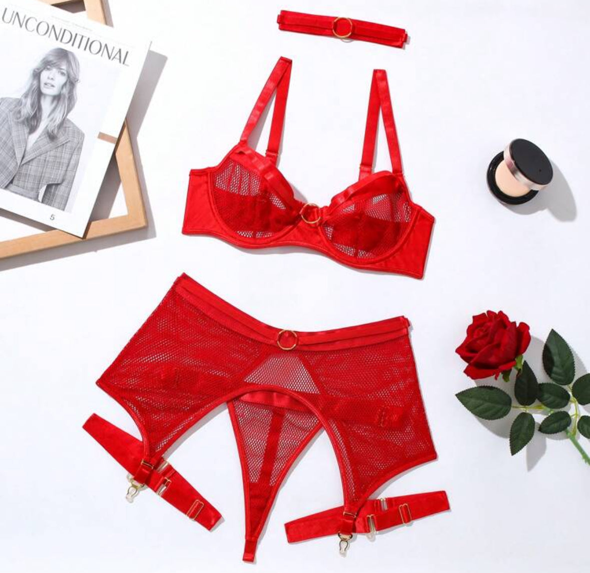 Lencería Martina Roja