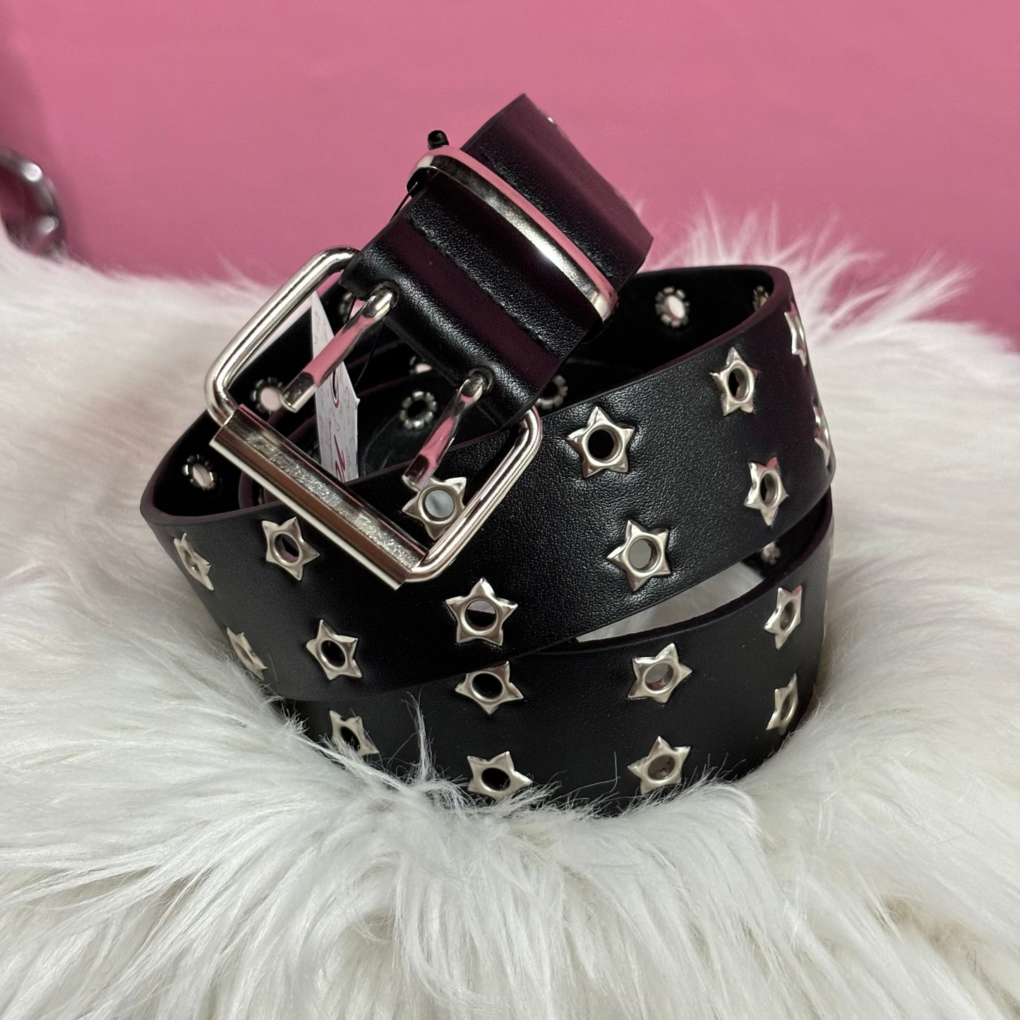 Cinturón Double Holes Estrellas