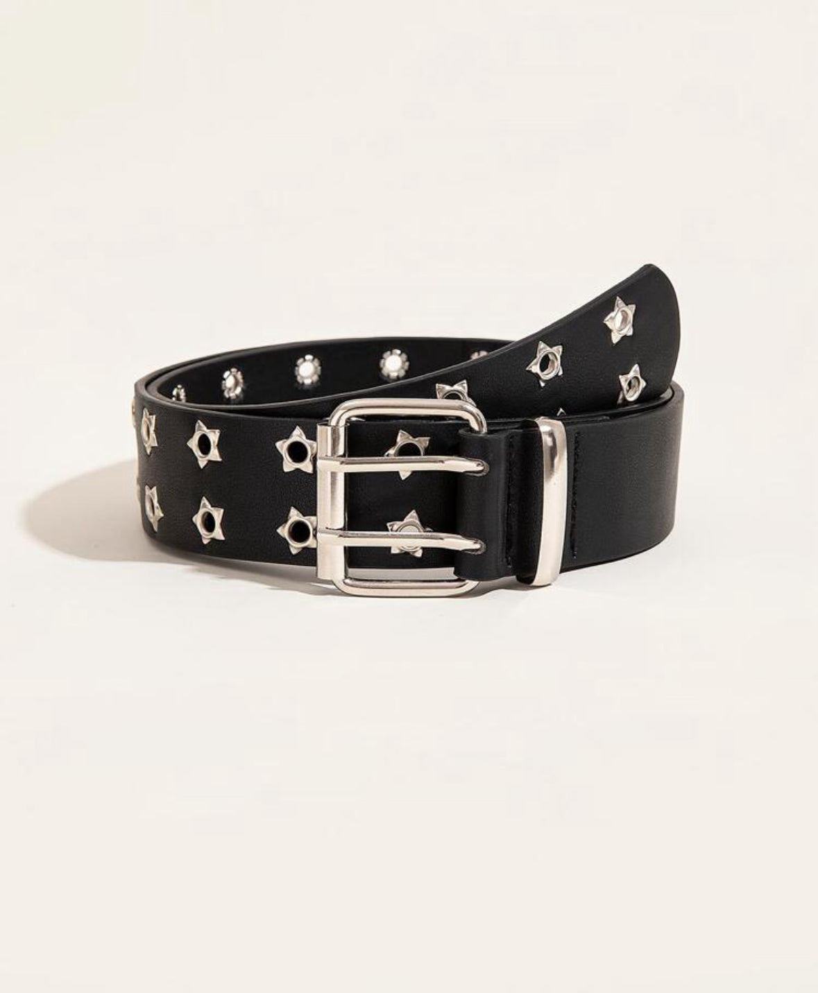 Cinturón Double Holes Estrellas