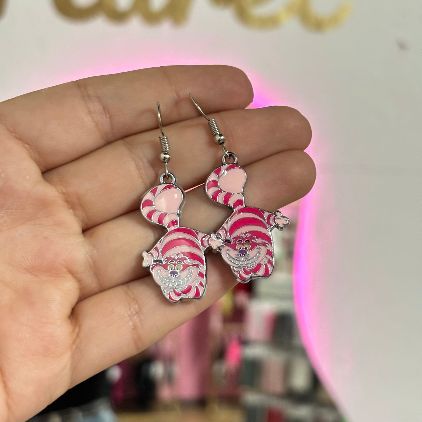 Aretes Gato Sonriente