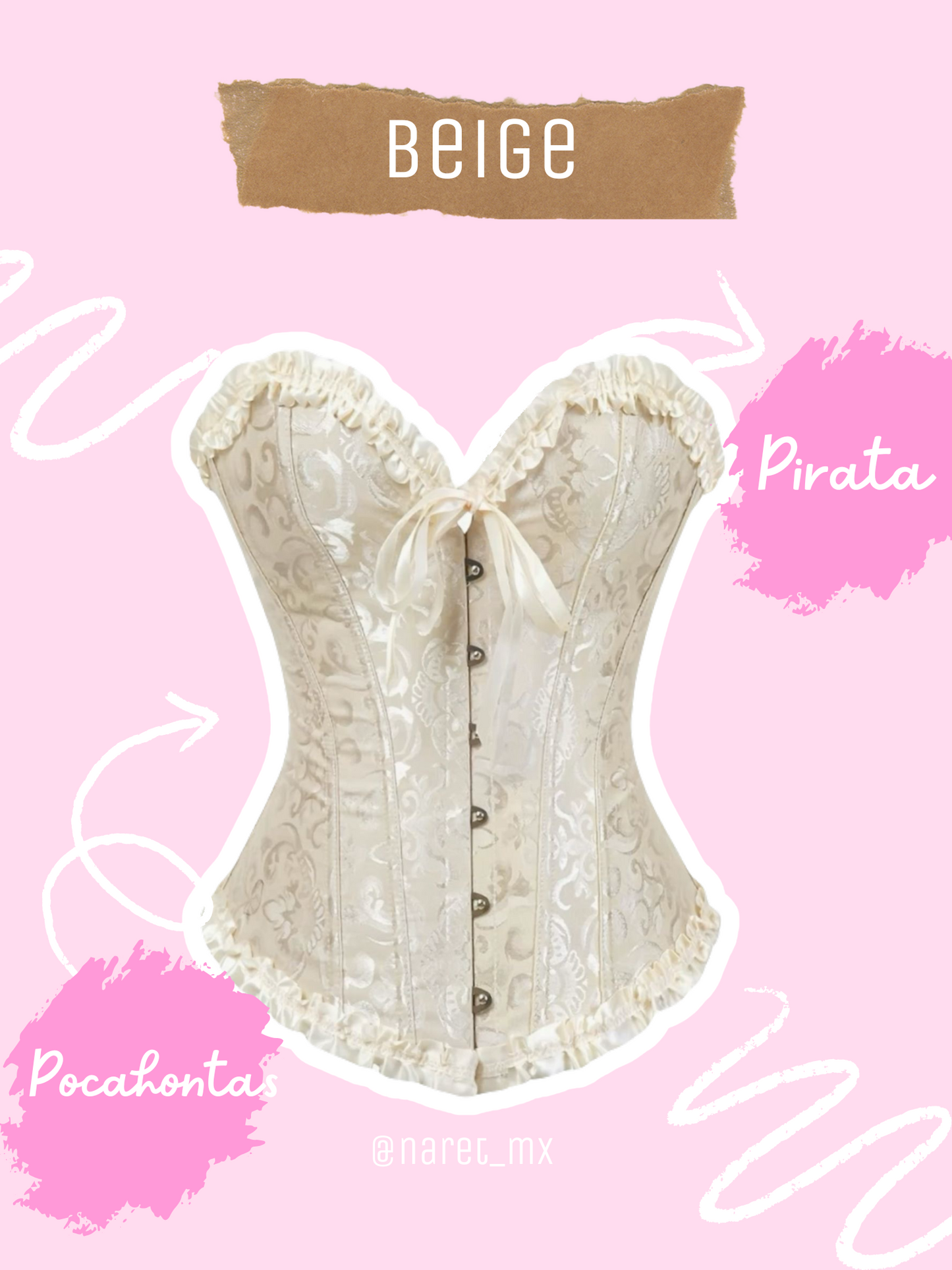 Corset Palacio Beige
