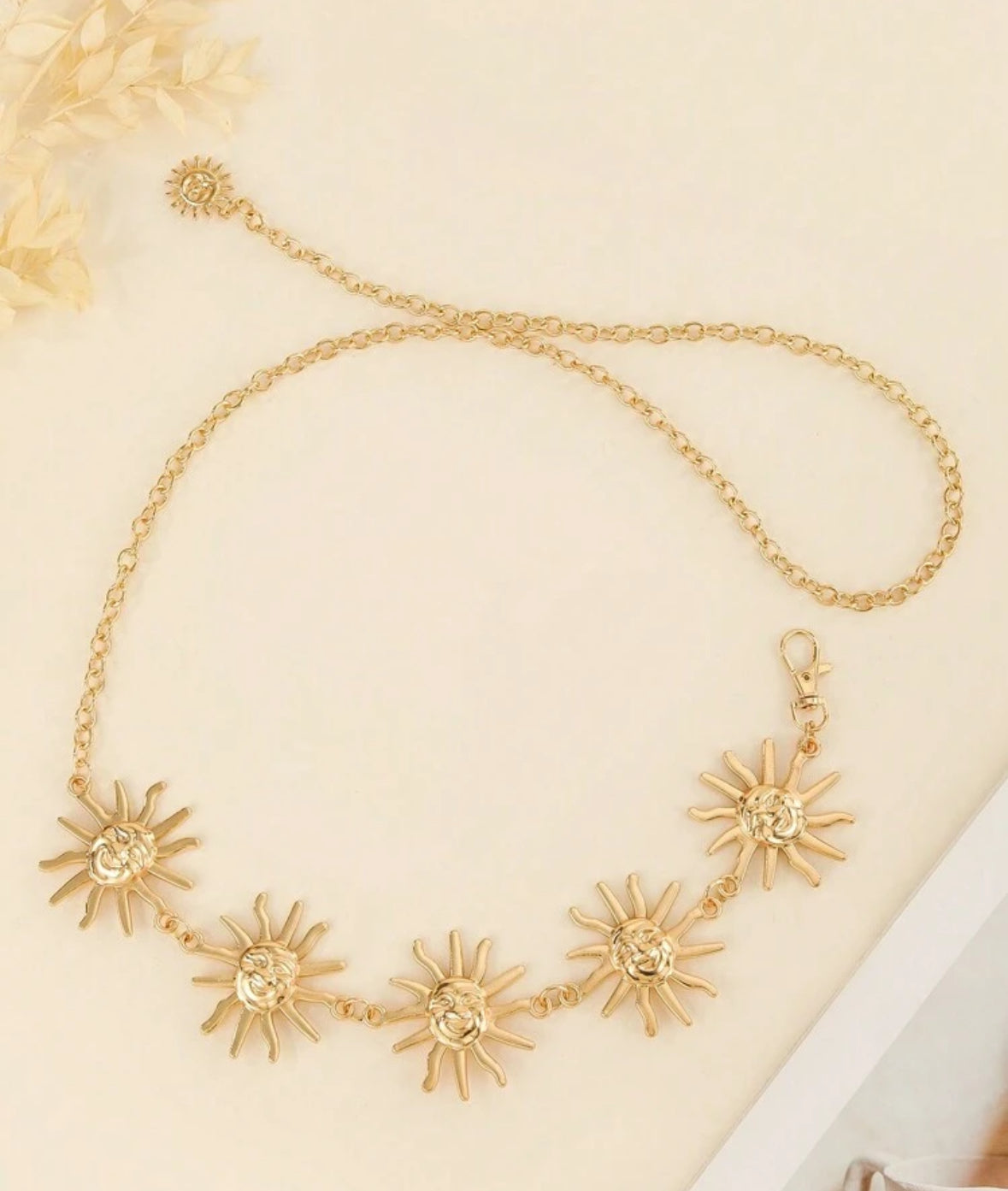 Cinturón Cadena Sol