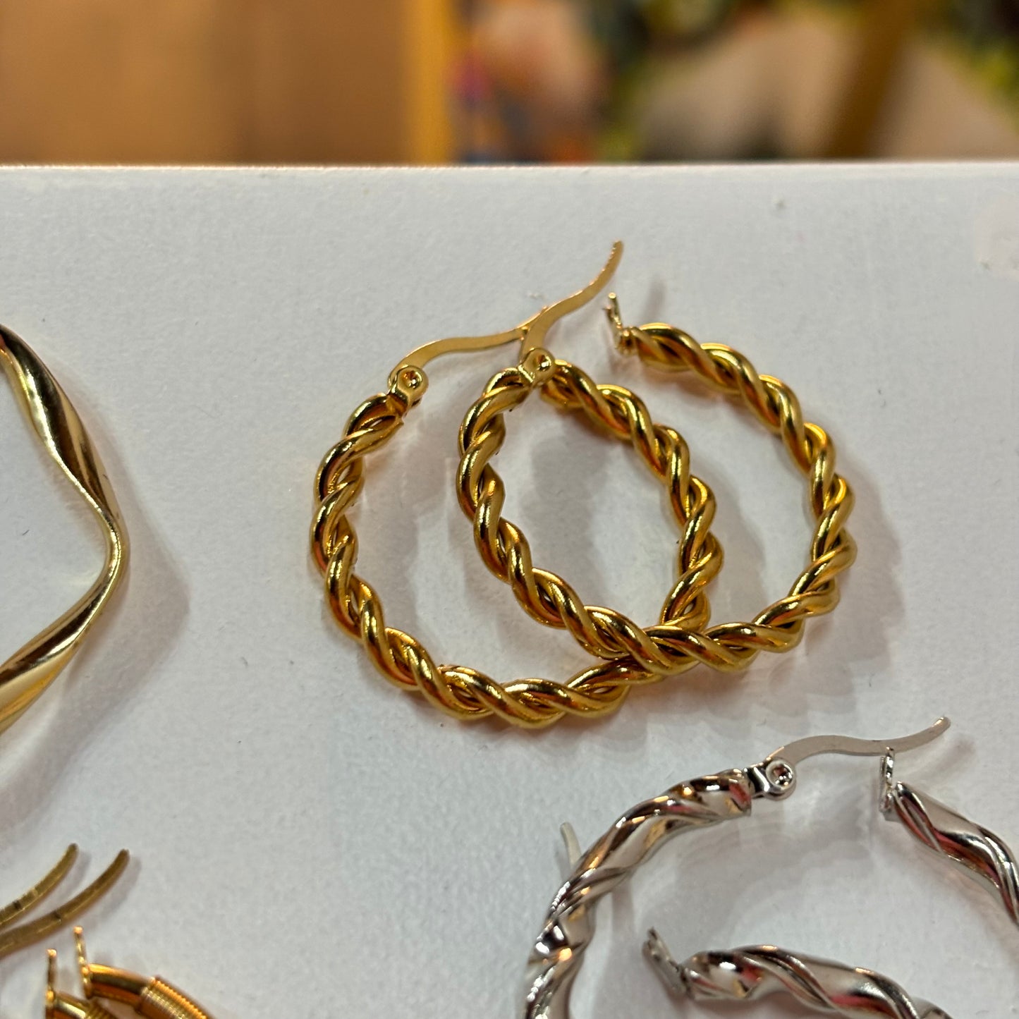 Arracadas Milán Acero