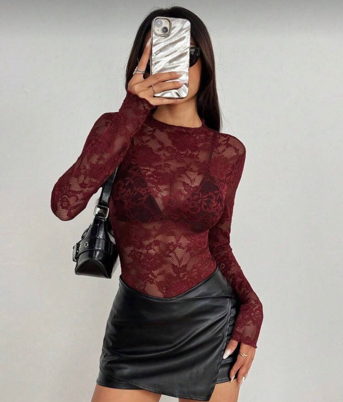 Top Encaje II Vino