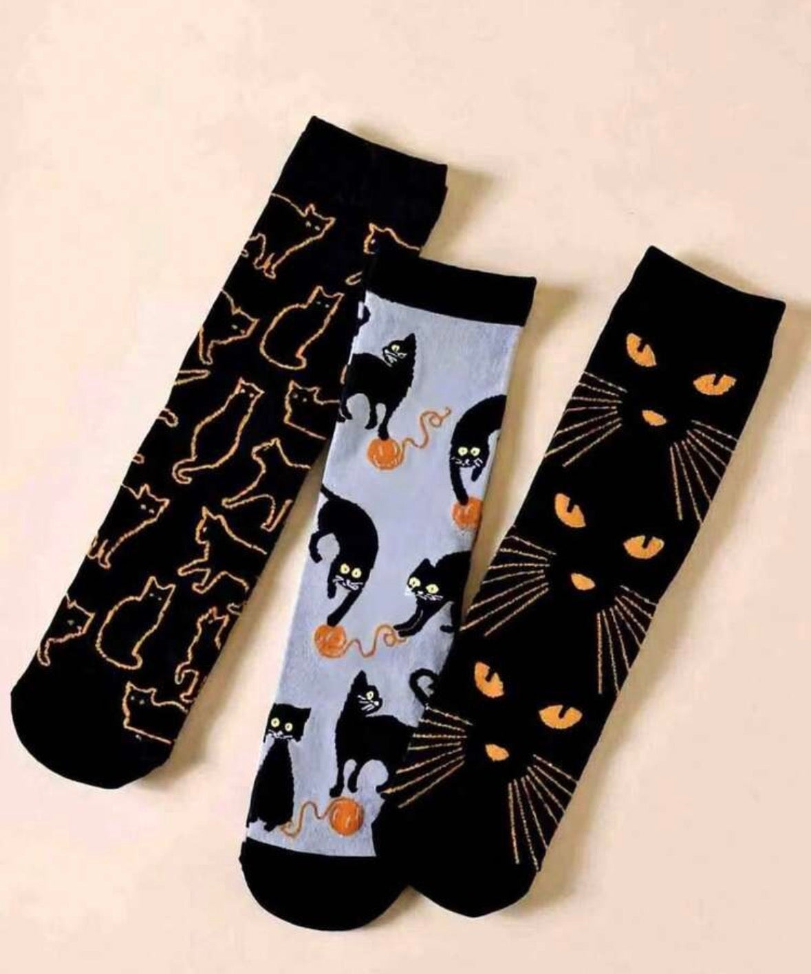 Calcetas Gatos Negros