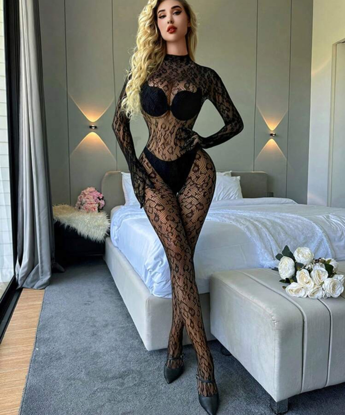 Body Stocking Animal Print