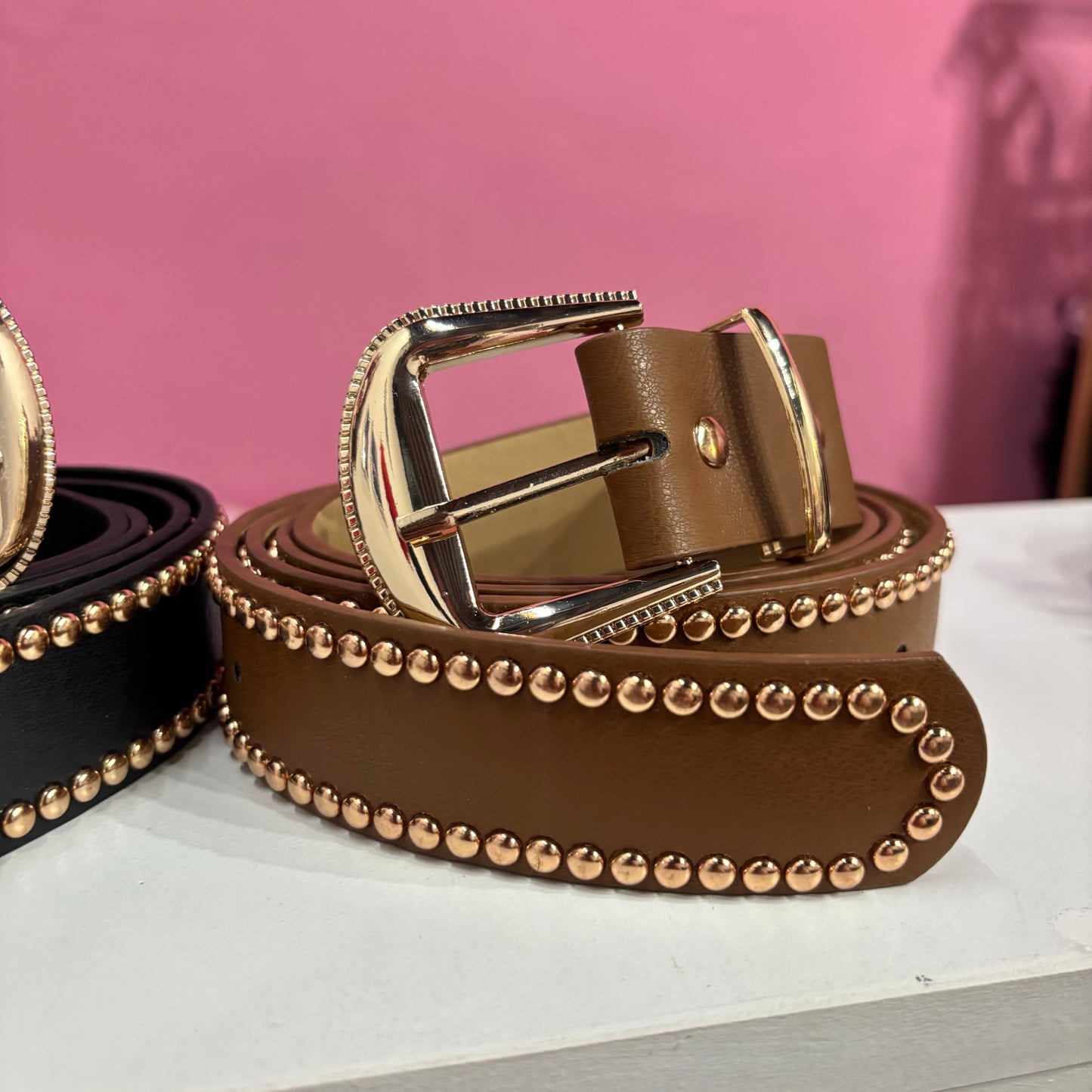 Cinturón Cowboy Estoperoles Dorados