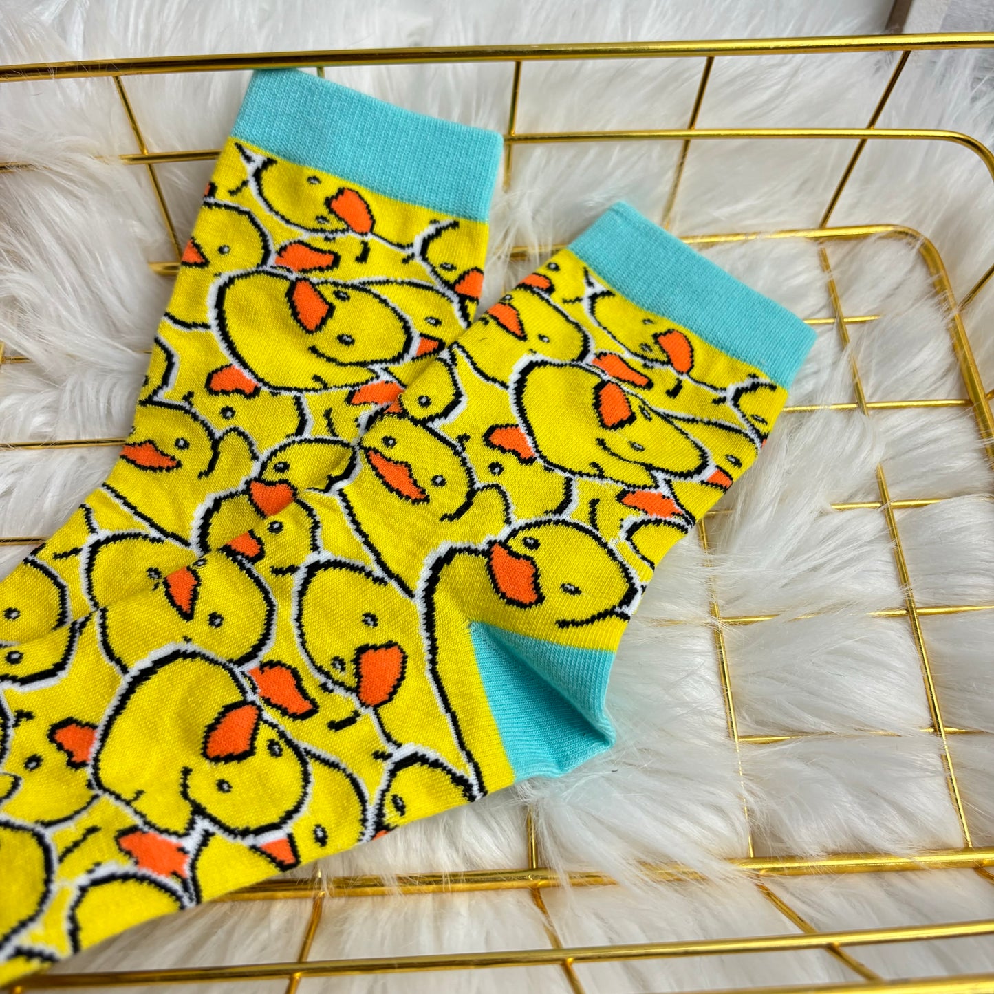 Calcetas Patitos Hule