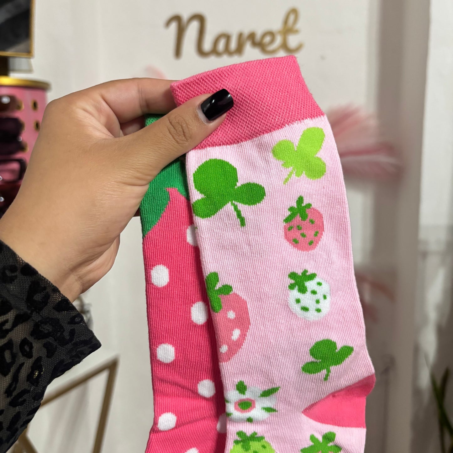 Calcetas Fresas Diferentes