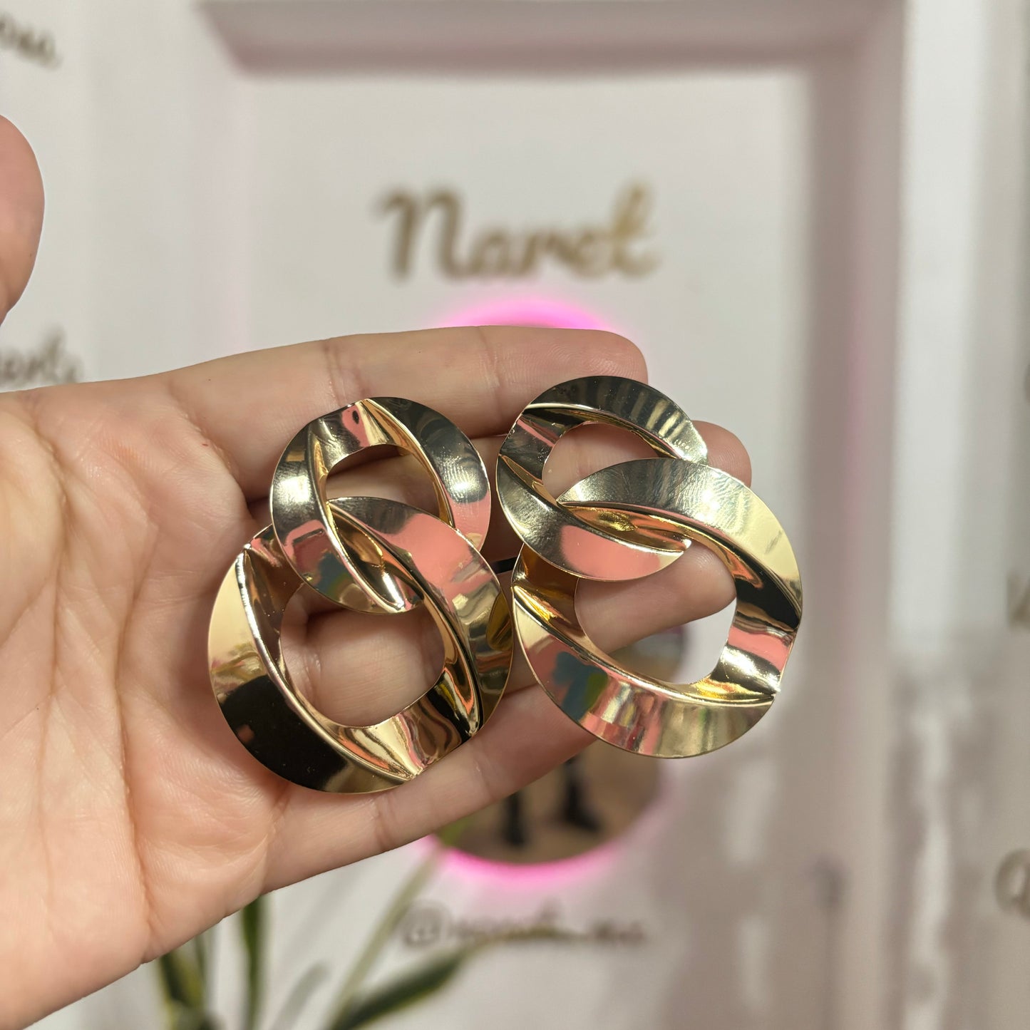 Aretes Cadena Grande