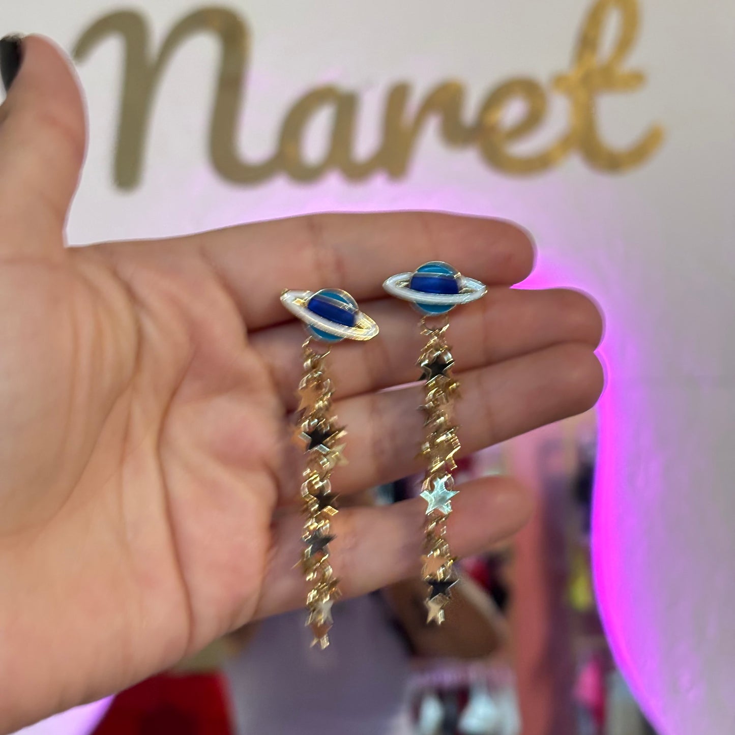 Aretes Lluvia de Estrellas