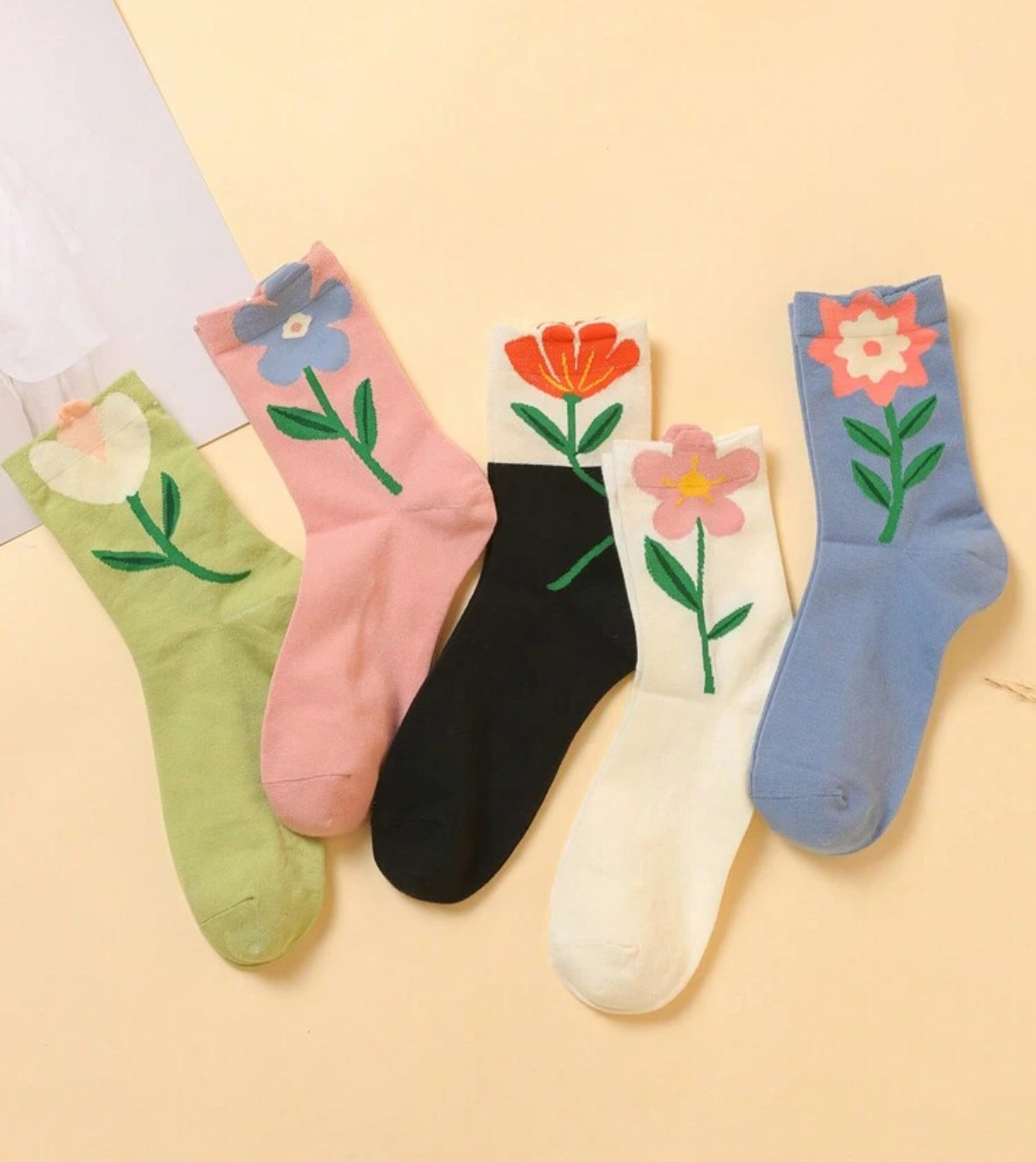 Calcetas Flores