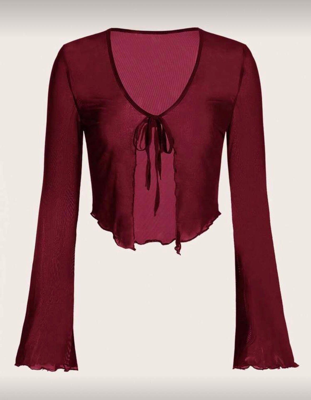 Top Mesh Butterfly Vino