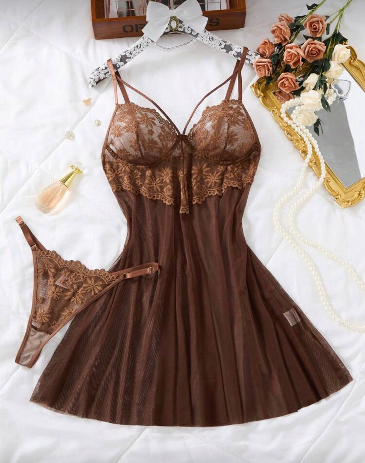 Babydoll Narda Café