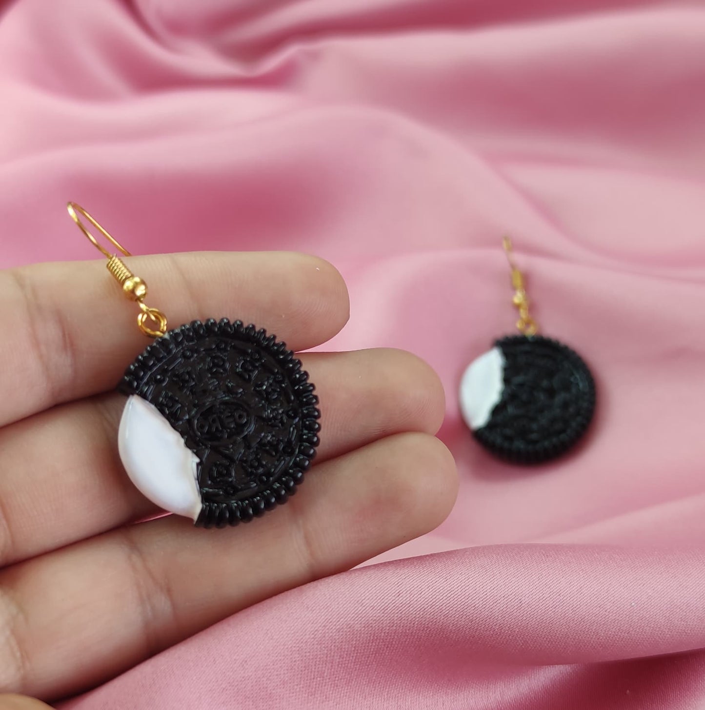Aretes Galleta Oreo