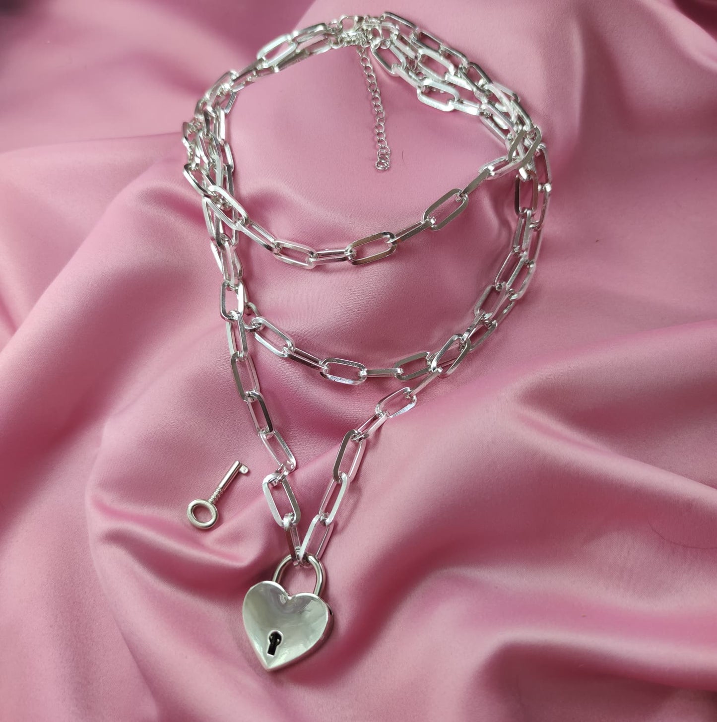 Chocker Candado de Corazón