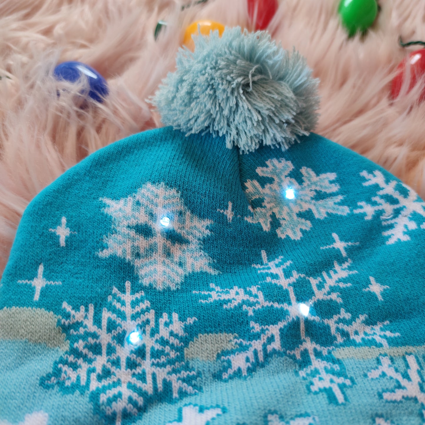 Gorro de Navidad con Luces