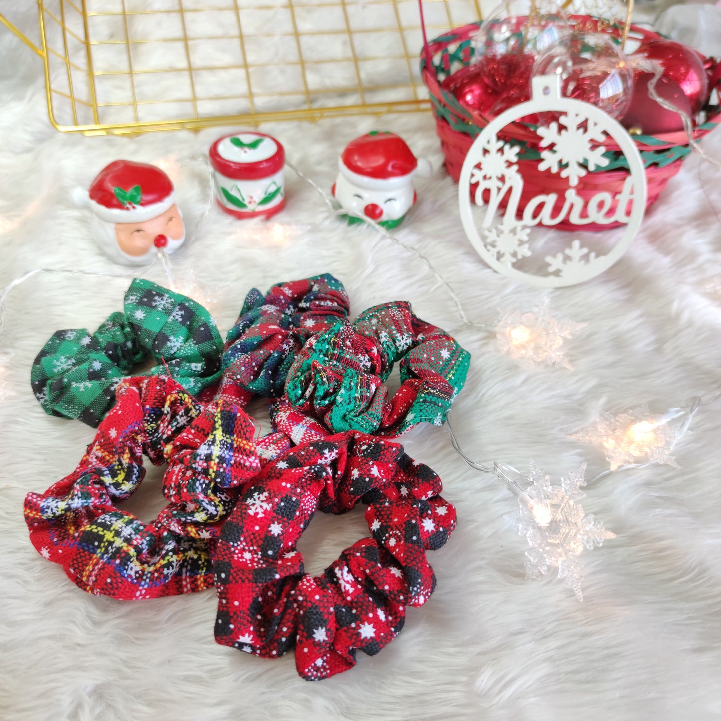 Set de 3 Scrunchies Navidad