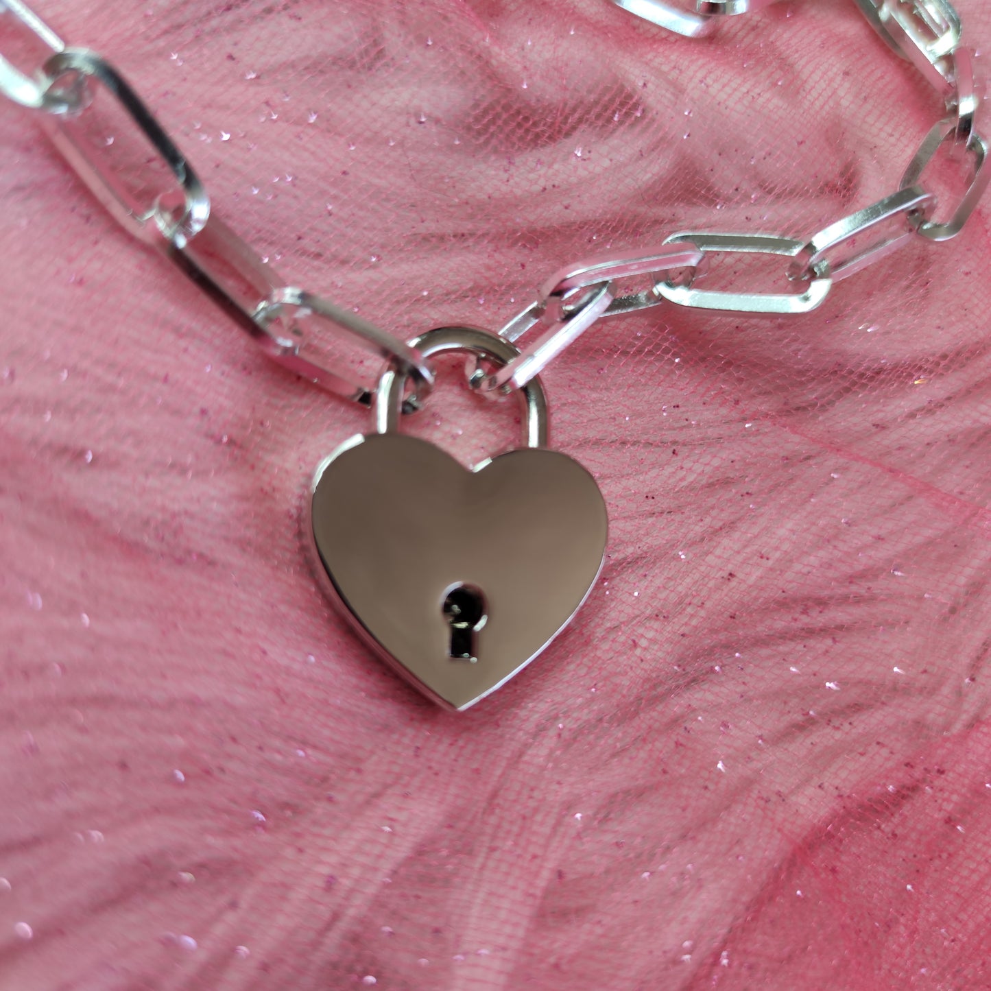 Chocker Candado de Corazón