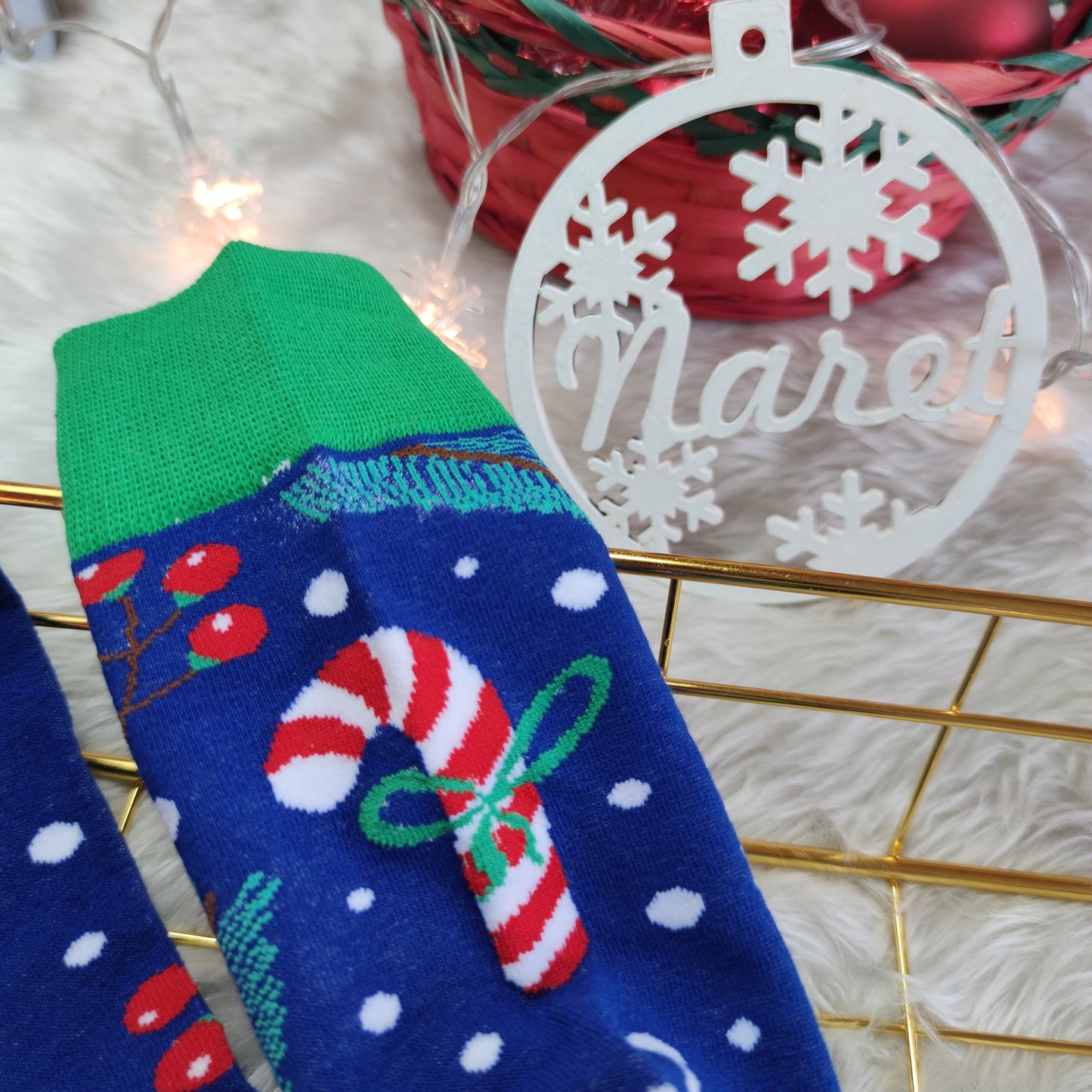 Calcetas Caramelos Navideños
