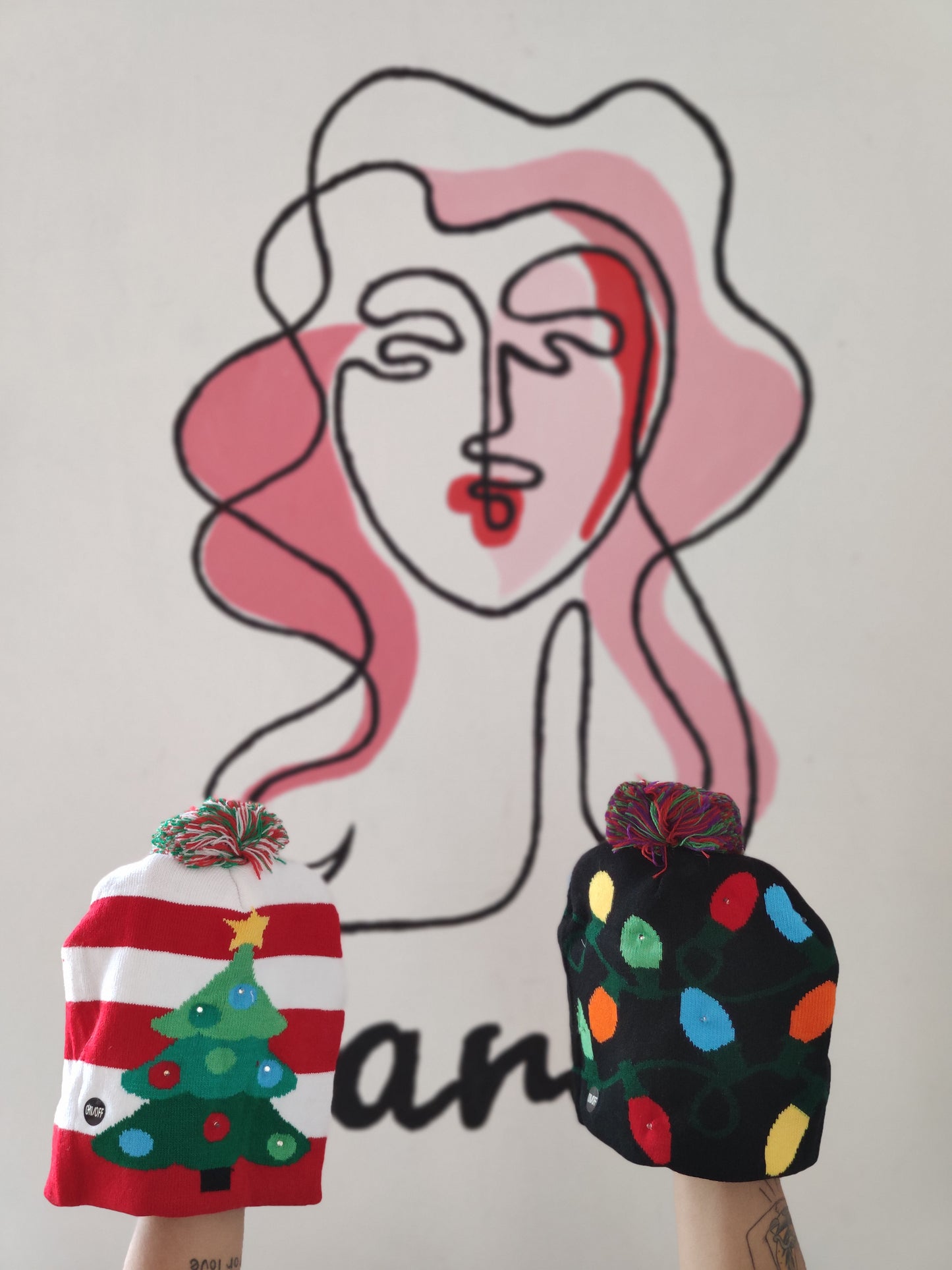 Gorro de Navidad con Luces
