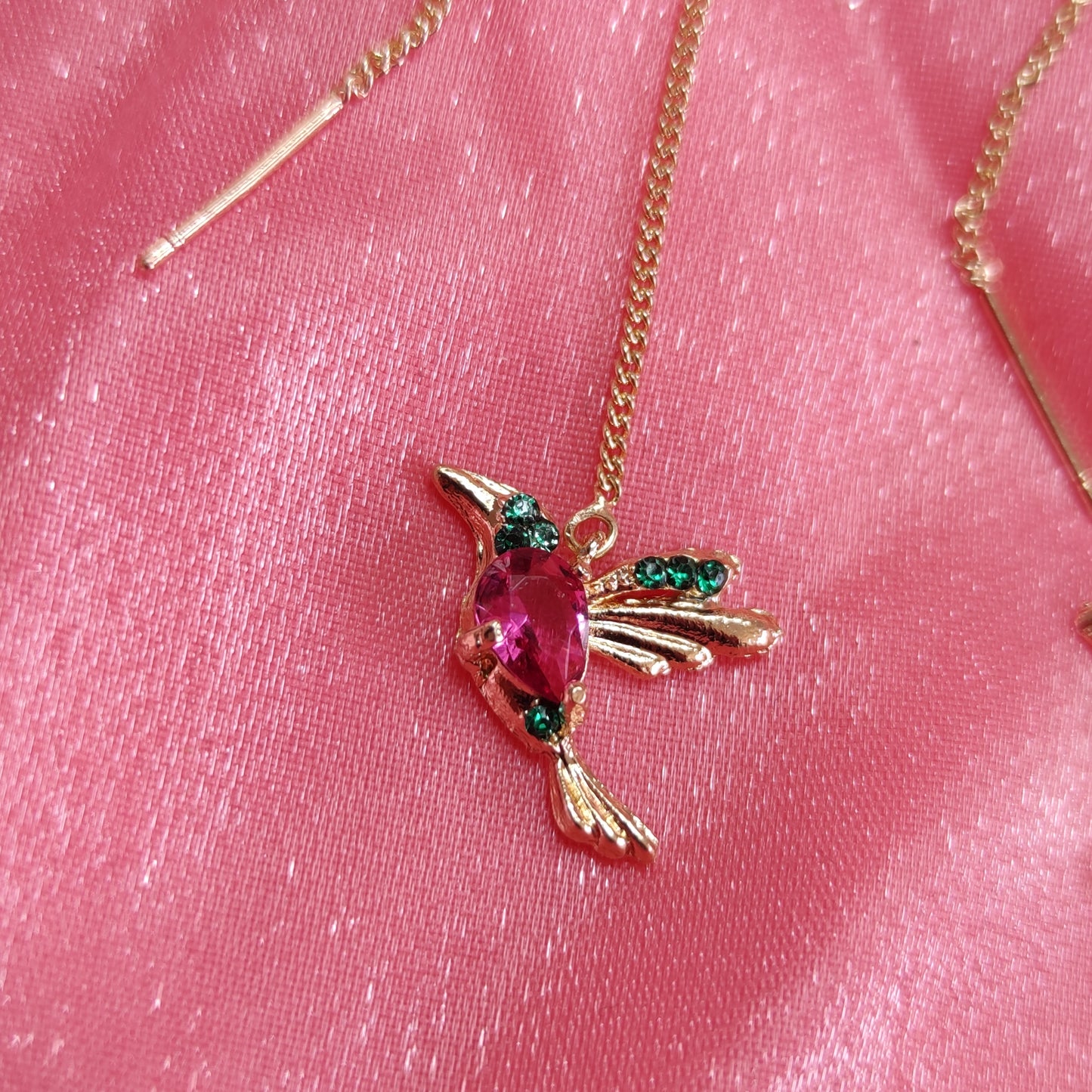 Aretes Péndulo Colibrí