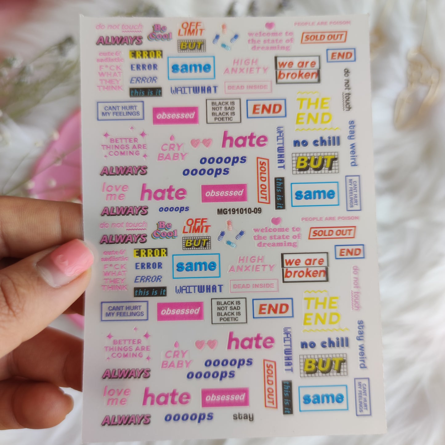 Stickers Uñas Aesthetic