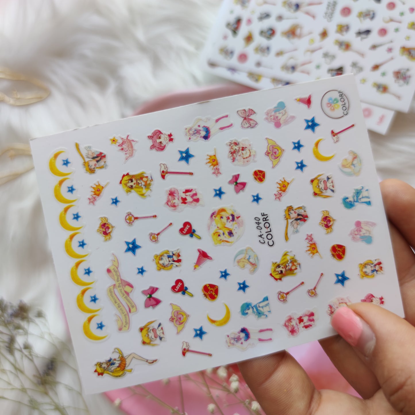 Stickers Uñas Sailor Moon