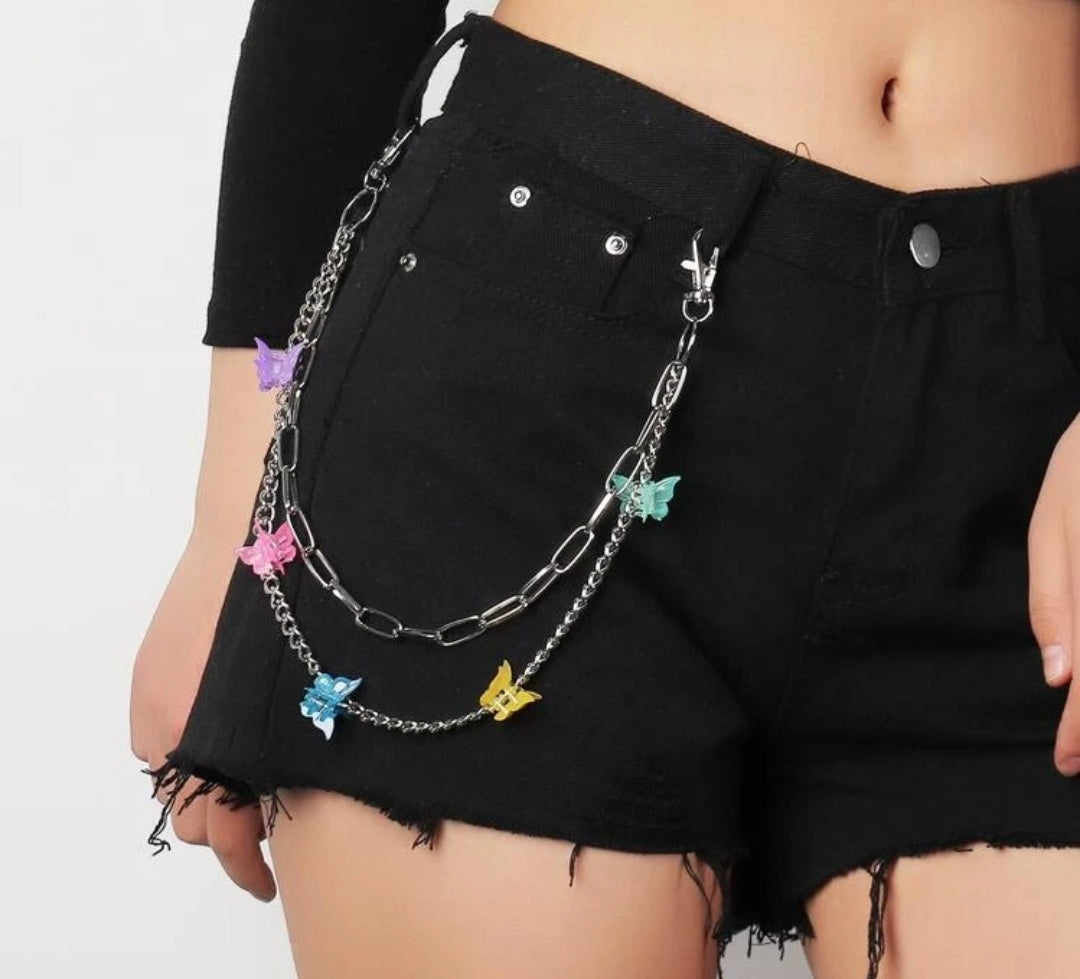 Cadena Cinturón Mariposas