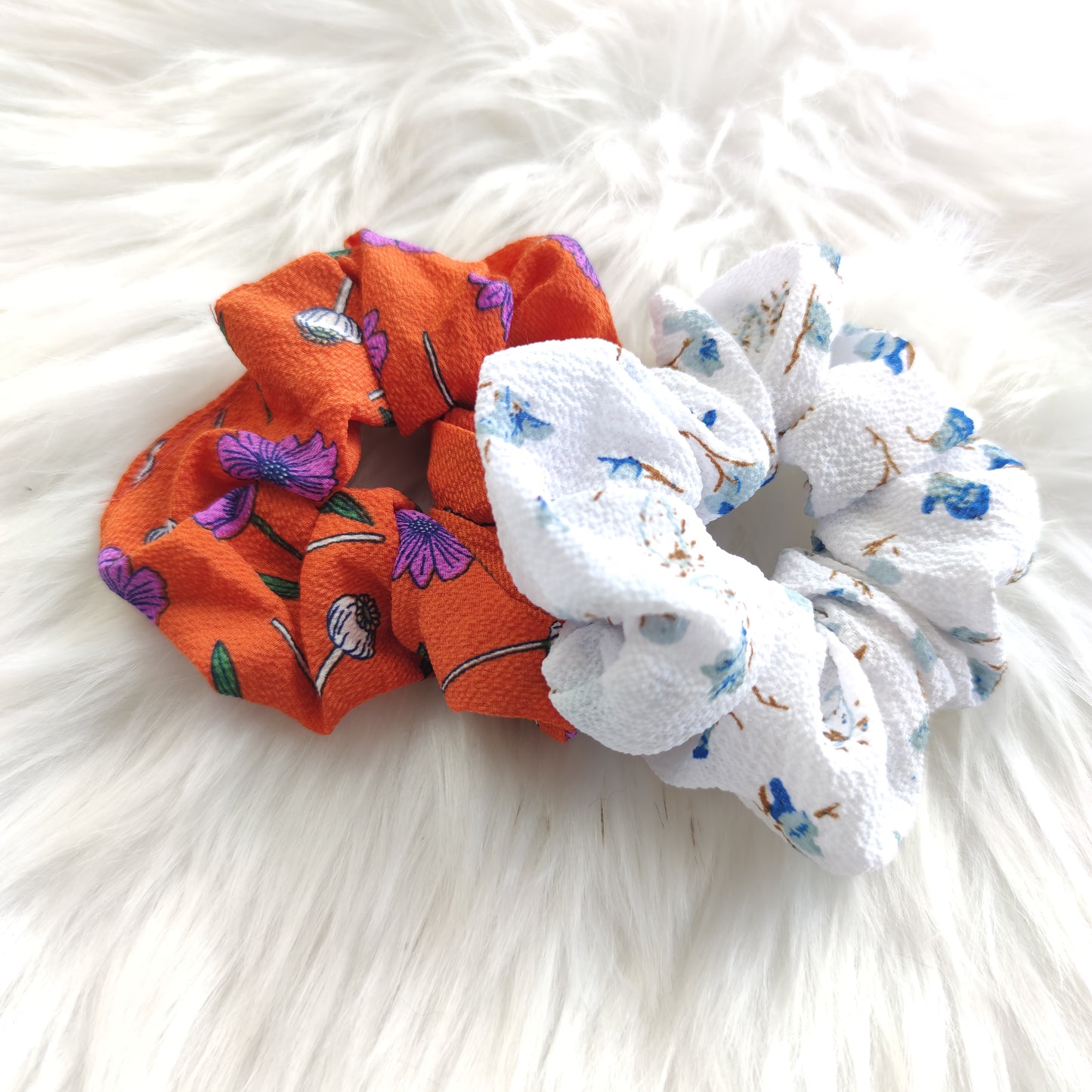 Set de Scrunchies Flores
